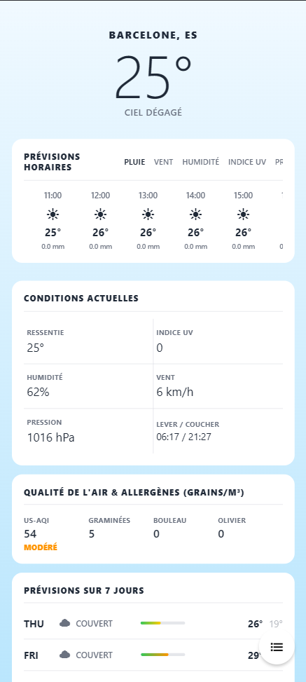 WeatherApp screenshot preview
